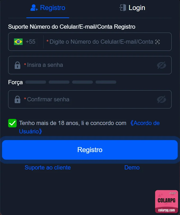 colarpg Vantagens Exclusivas para Membros do colarpg