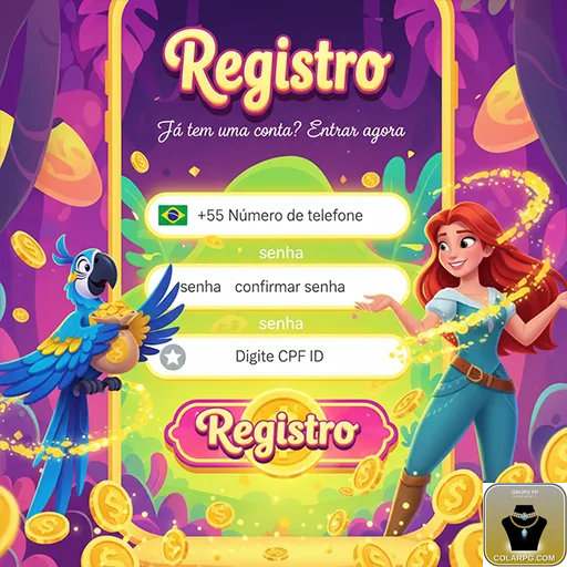 Comece Sua Jornada de Triunfo: Cadastre-se no colarpg.com